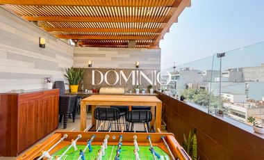 Departamento dúplex remodelado - Surco límite con San Borja