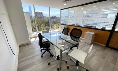 ARRIENDO Oficina habilitada de 153,31 m2 , Metro Pedro de Valdivia