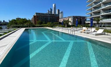 VENTA DEPARTAMENTO SUITE 2 AMBIENTES AMOBLADA  CON   COCHERA EN SLS  PUERTO MADERO APTO PROFESIONAL