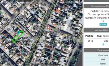 Terreno en venta - 323Mts2 - Ensenada