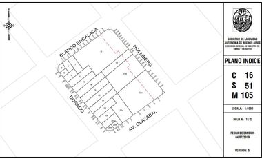 Terreno en  villa Urquiza-venta