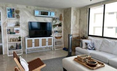 APARTAMENTO EN CORONADO COUNTRY CLUB 3REC 3B CBE AMOBLADO 191M2