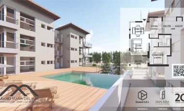 Departamento en venta en Mar de Las Pampas