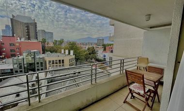 Departamento en Venta en EXCELENTE DISTRIBUCIÓN CON TERRAZA a pocos pasos del metro Manuel Montt IDEAL INVERSIONISTAS