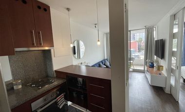 Departamento en Venta en EXCELENTE DISTRIBUCIÓN CON TERRAZA a pocos pasos del metro Manuel Montt IDEAL INVERSIONISTAS