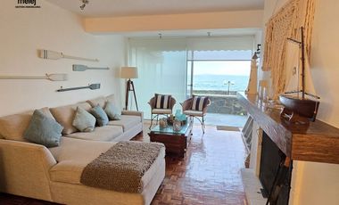 Vende Departamento Primera Línea al Mar, Concón