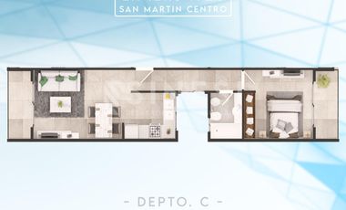 Departamento 2 Ambientes - A - Liniers 1920 - San Martin Centro