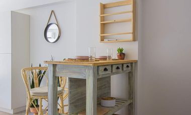 VENTA de 1 ambiente al frente con balcón y piscina
