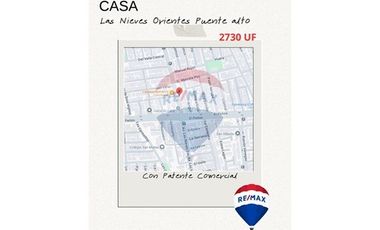 Casa en Puente Alto con Patente Comercial