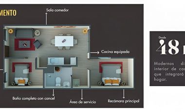 Departameno en venta,  Azcapotzalco Centro.