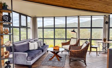 2500 m2  CON CABAÑA EQUIPADA EN VALLE DE GUADALUPE