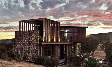 2500 m2  CON CABAÑA EQUIPADA EN VALLE DE GUADALUPE