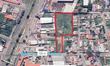 TERRENO INDUSTRIAL/ COMERCIAL EN RENTA  