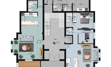 Lencke Vende - Sofisticado duplex de 2 dormitorios con balcon terraza en casa historica reciclada