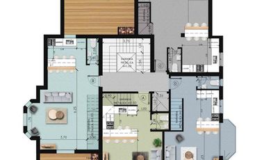 Lencke Vende - Sofisticado duplex de 2 dormitorios con balcon terraza en casa historica reciclada