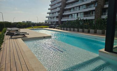 Venta y alquiler de departamento 3 ambientes en PB con jardin propio cochera y baulera  Nordelta