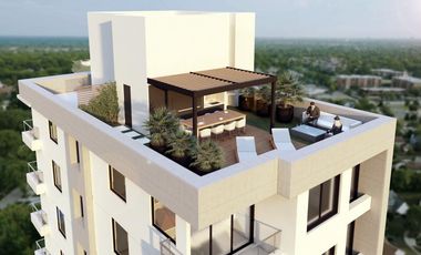 Piso de 4 ambientes con quincho, terraza y jacuzzi privados a estrenar, amenities cochera