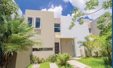 CASA EN RESIDENCIAL CON PARQUES EN DZITYA, EN MERIDA, YUCATAN.