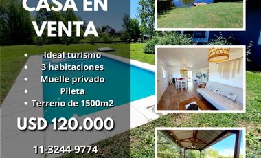 Casa en  Venta - Villa Paranacito - Ideal Turismo.