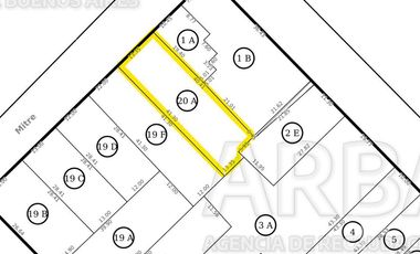 Chalet en Venta en San Martin - Lote de 539 metros - Multifamiliar