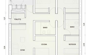 Departamento/Oficina centro - Dorrego al 100