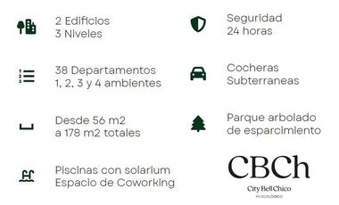 Departamento en Venta Barrio Cerrado City Bell