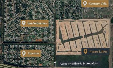 Terreno en  Barrio Cerrado Funes Lakes - Lote 8 Manzana G