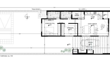 Venta casa de 2 dormitorios con piscina y cochera en EcoTierra, Pueblo Esther