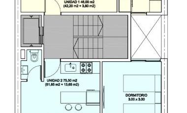 VENTA - Departamento 2 Dormitorios con Balcón en Barrio Parque