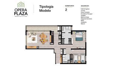 ¡Opera Plaza- Fte a Ciudad Universitaria!
