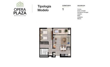 ¡Opera Plaza- Fte a Ciudad Universitaria!