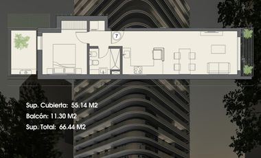 Venta Departamento 1 Dormitorio - Quarz Avenida Argentina  794  - Neuquén Capital