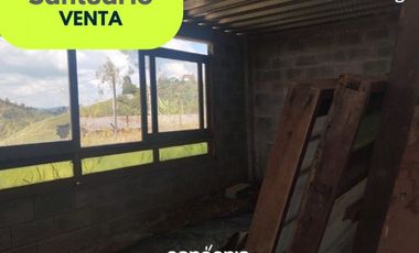 Finca en construcción en venta- Santuario