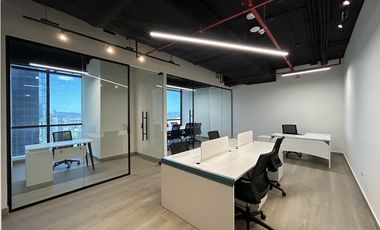 ALQUILER OFICINA AMOBLADA SERVICIOS INLCUIDOS TOWERBANK CALLE 50 MC