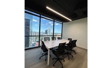 ALQUILER OFICINA AMOBLADA SERVICIOS INLCUIDOS TOWERBANK CALLE 50 MC