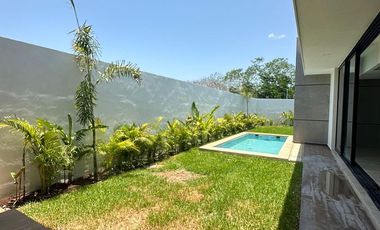 OLIVIA || EXCELENTE RESIDENCIA EN VENTA O RENTA DE GRAN TAMAÑO MUY BIEN UBICADA AL NORTE DE LA CIUDAD DE MERIDA EN CONKAL, EN PRIVADA EXCLUSIVA