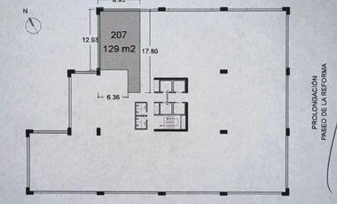 ¡¡Baja de precio!!! Buena oficina nueva en renta en Santa Fe