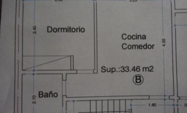 Departamentos a estrenar en Caseros de 2 ambientes