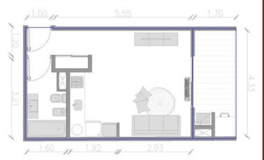 Departamento en Belgrano Barrancas
