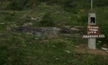 Excelente terreno de 20 x 50 en Bialet Masse Cordoba