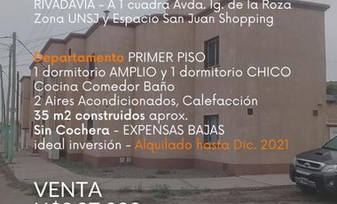 Depto, 2 Dorm.-Rivadavia- Interesante Inversión