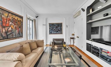 Departamento de 3 dormitorios en suite, amoblado elegante y distinguido en Recoleta
