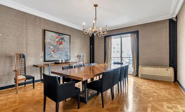 Departamento de 3 dormitorios en suite, amoblado elegante y distinguido en Recoleta