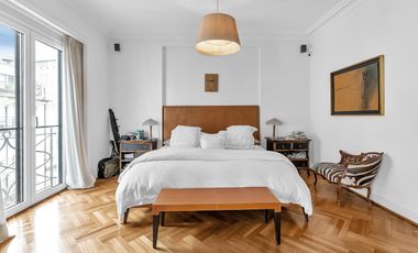 Departamento de 3 dormitorios en suite, amoblado elegante y distinguido en Recoleta