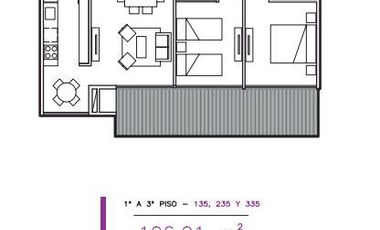 Departamento en venta 3 amb - Juan Jose Diaz 800, San Isidro