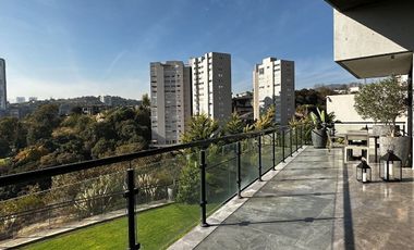 RENTA O VENTA BOSQUE REAL CON VISTA AL CAMPO DE GOLF CASA CON JARDIN