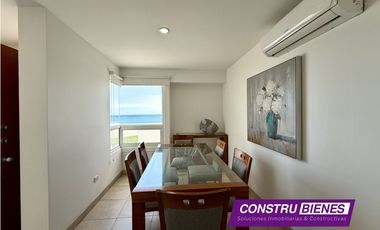Departamento amoblado vista al mar Urb. Ciudad del Mar, Manta