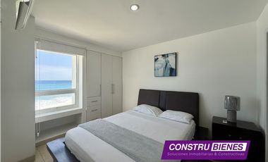 Departamento amoblado vista al mar Urb. Ciudad del Mar, Manta