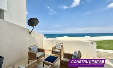 Departamento amoblado vista al mar Urb. Ciudad del Mar, Manta