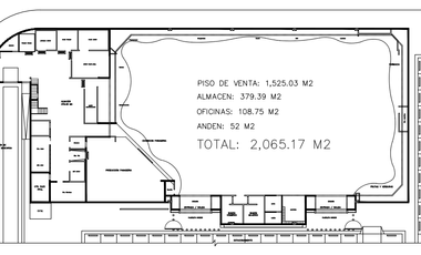 EDIFICIO EN RENTA DE 2,065.17 M2, MEXICALI, B.C.